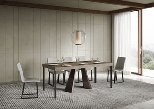 Consolle allungabile 90x40/300 cm Diamante Premium tortora