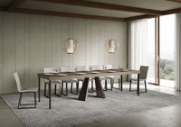 Consolle allungabile 90x40/300 cm Diamante Premium tortora