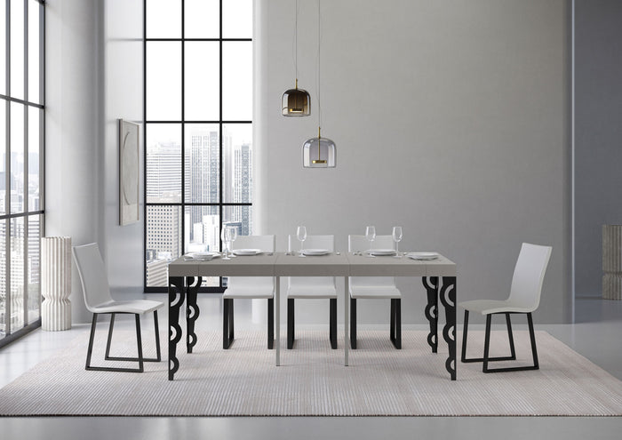 Consolle allungabile 90x40/300 cm Karamay Premium tortora