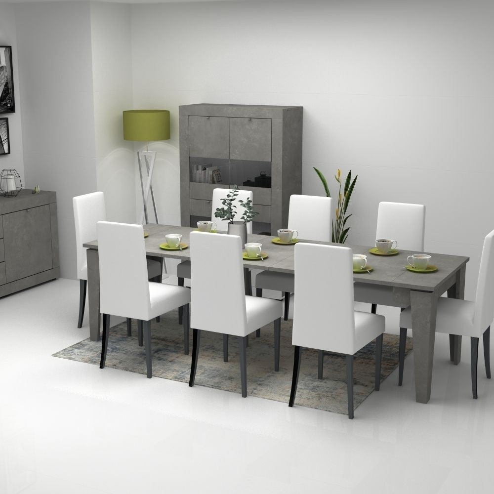 Consolle allungabile Natron 50x90 cm colore cemento