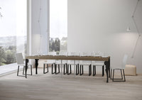 Consolle allungabile 90x40/300 cm Paxon Premium tortora