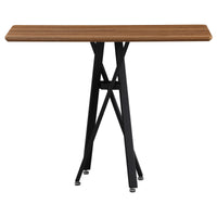 Consolle Jasper 100x40x78 Top Noce + Gambe Nere