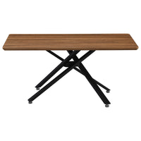 Consolle Jasper 100x60x50 Top Noce + Gambe Nere