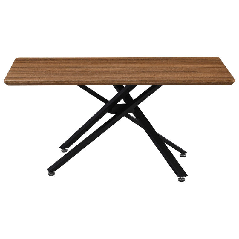 Consolle Jasper 100x60x50 Top Noce + Gambe Nere