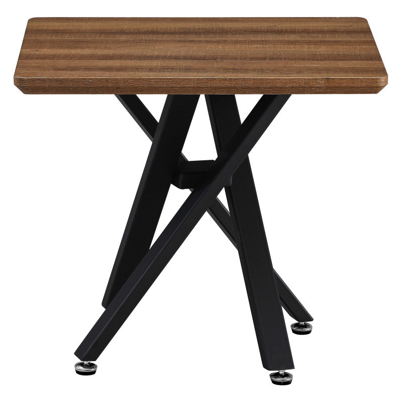 Consolle Jasper 50x50x45 Top Noce + Gambe Nere