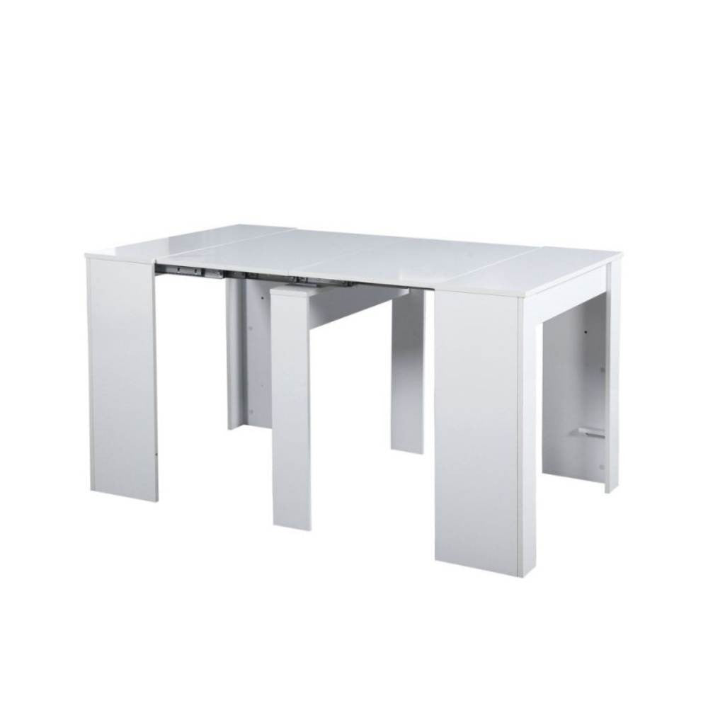 Consolle Ofelia 90x50x75h allungabile a 3 metri colore bianco