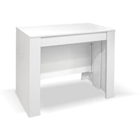 Consolle allungabile Ofelia 90x50x76h cm colore bianco lucido