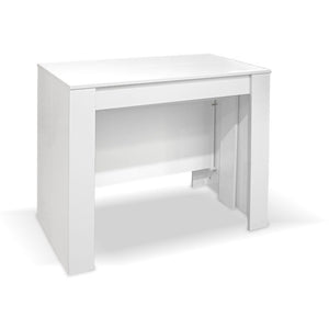 Consolle allungabile Ofelia 90x50x76h cm colore bianco lucido