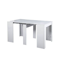 Consolle allungabile Ofelia 90x50x76h cm colore bianco lucido