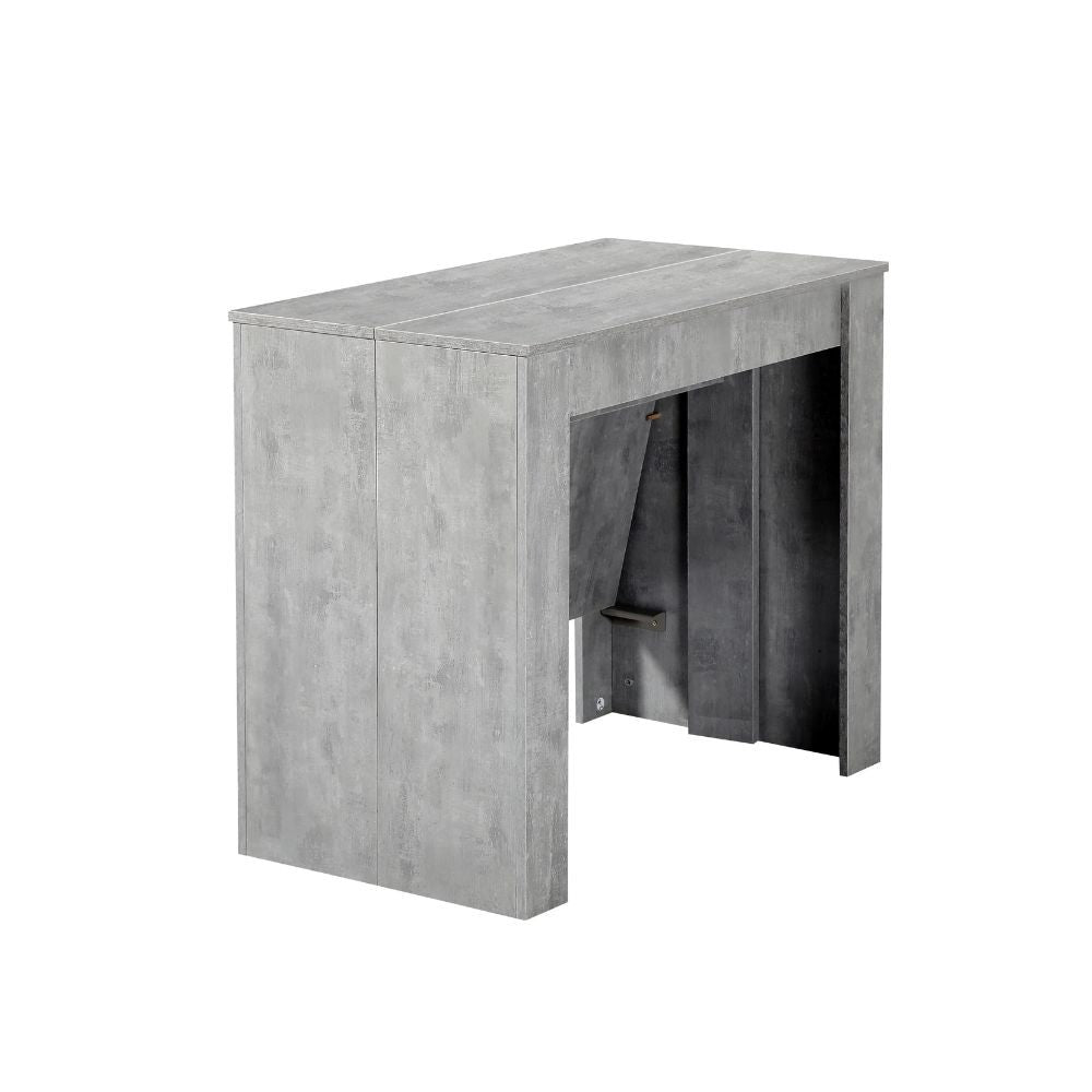 Consolle allungabile Ofelia 90x50x76h cm colore cemento