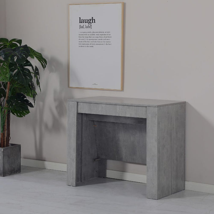 Consolle allungabile Ofelia 90x50x76h cm colore cemento