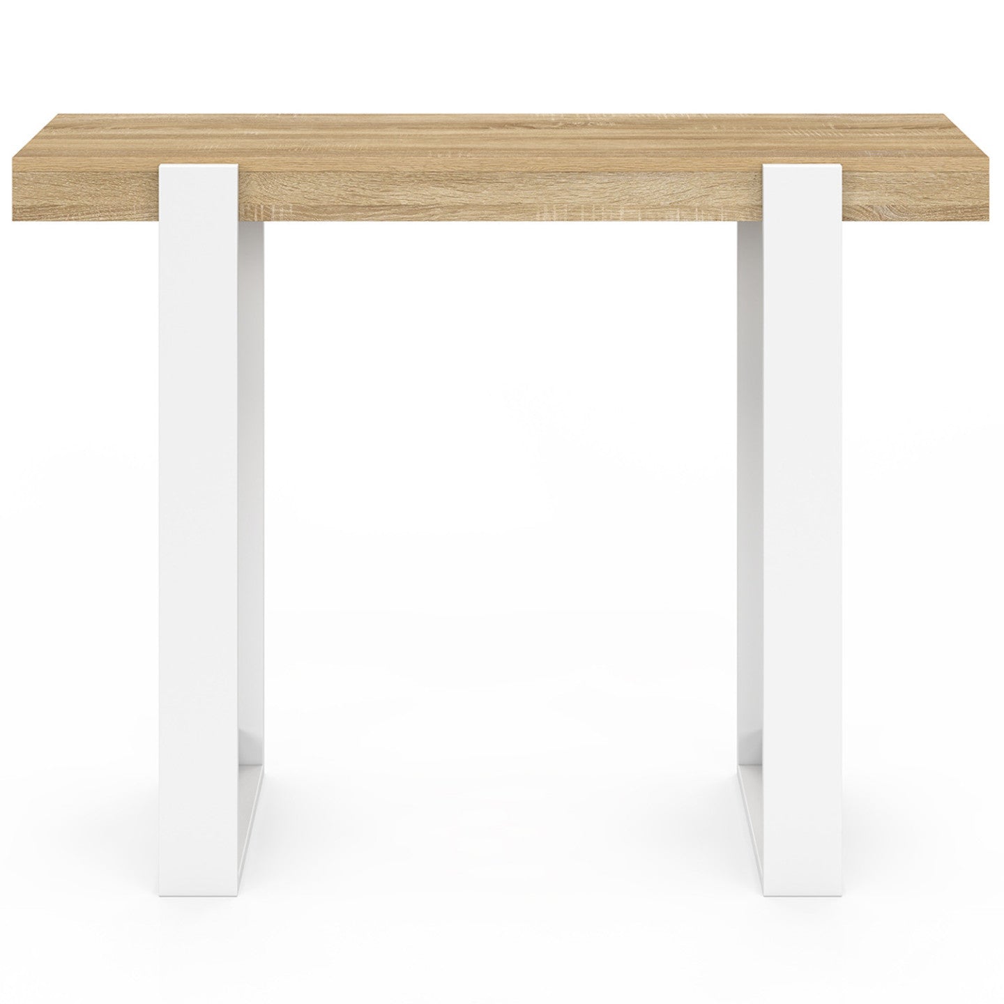 IDMarket - Consolle PHOENIX in legno e bianco