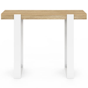 IDMarket - Consolle PHOENIX in legno e bianco