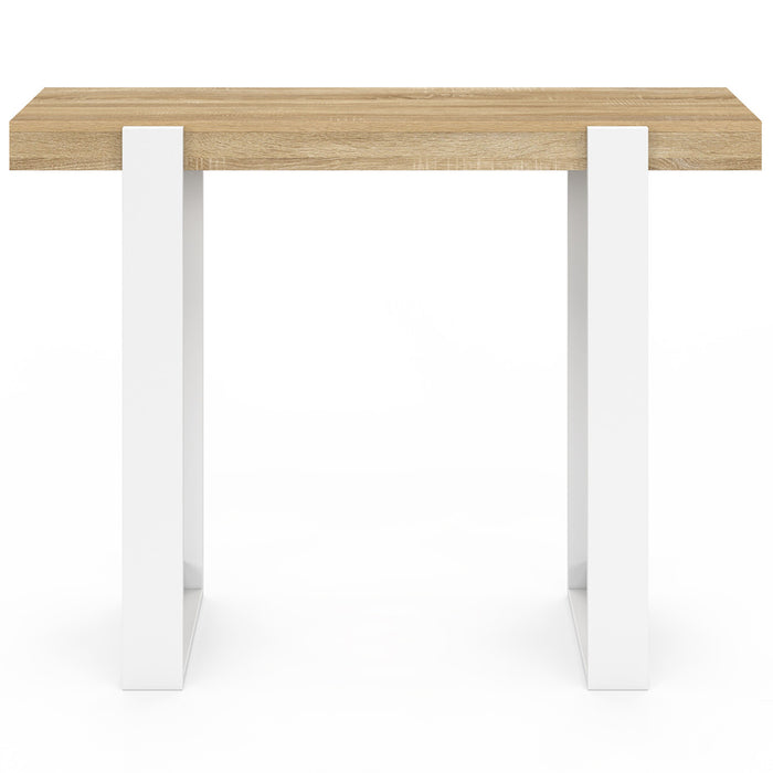 IDMarket - Consolle PHOENIX in legno e bianco