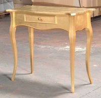 Consolle in legno foglia oro misura l.87 p.38 h.77