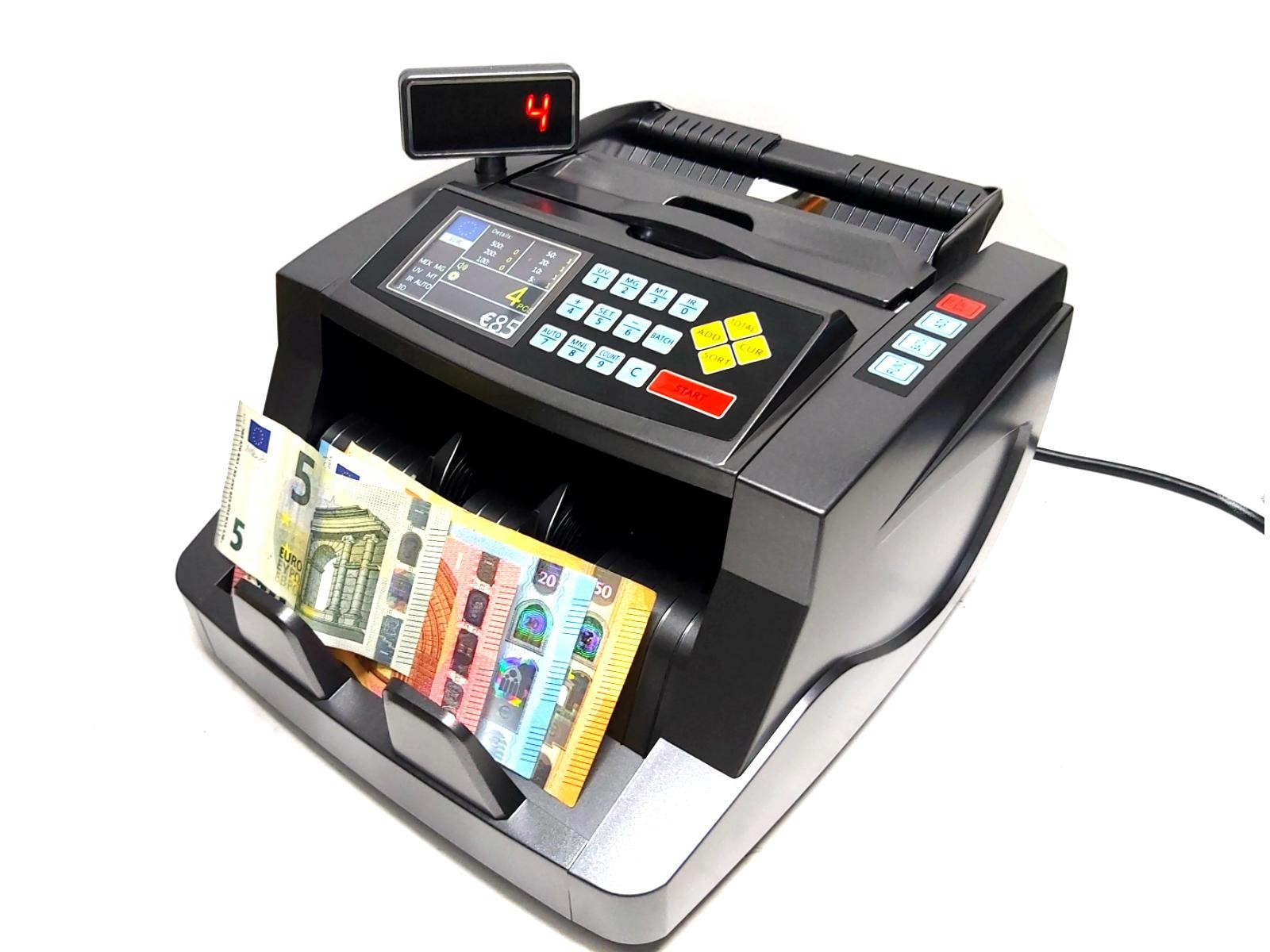 CONTA BANCONOTE MISTE VERIFICA SOLDI FALSI RILEVA VALORIZZATORE AGGIORNABILE CON USB - ZENCOCCO