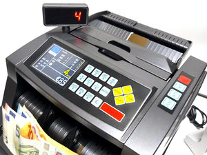 CONTA BANCONOTE MISTE VERIFICA SOLDI FALSI RILEVA VALORIZZATORE AGGIORNABILE CON USB - ZENCOCCO