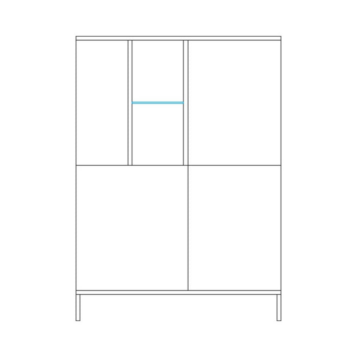 Contenitore Brando 4 ante cashmere e cadiz