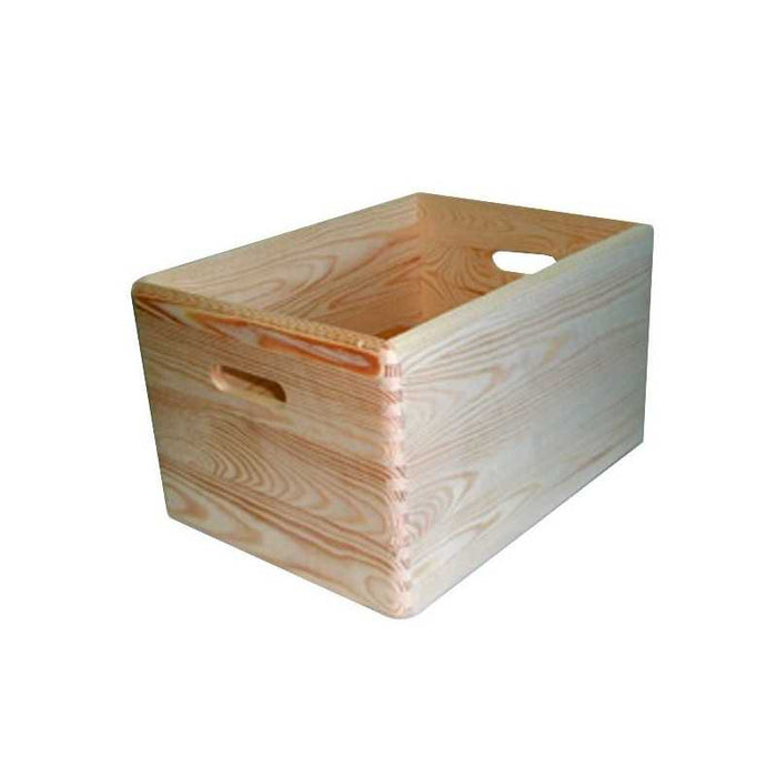 Contenitore Cesta Legno Pratica 40X30 h 23