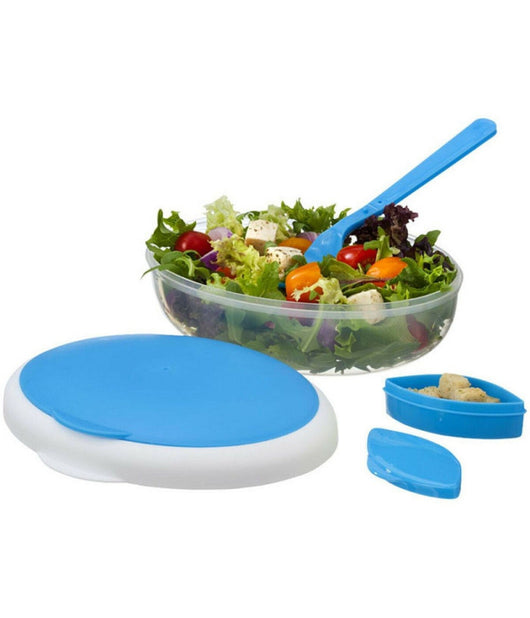 Contenitore Cibo Porta Pranzo Posate Forchetta Pieghevole Contorni Ovale Lavoro         