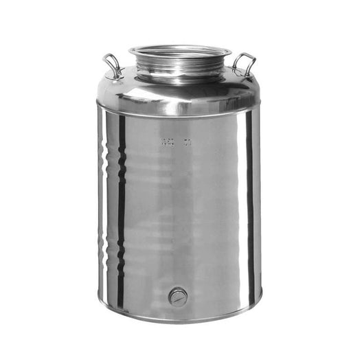 Contenitore Fusto Bidone per Olio in Acciaio Inox Olivari 50 lt