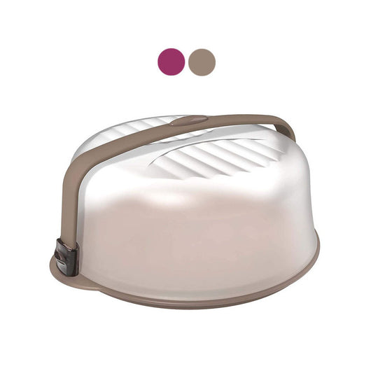 Contenitore Tond Torta Tortora 37 H 16 Biesse Casa