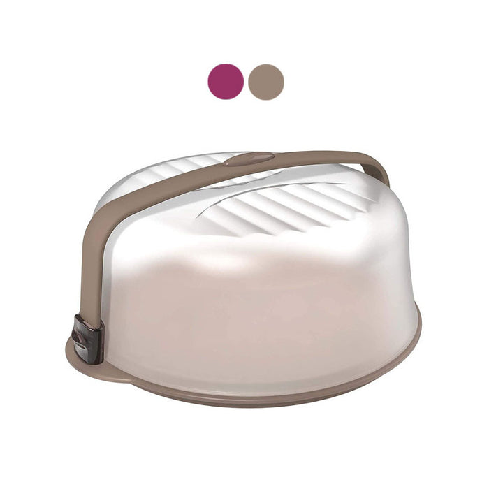 Contenitore Tond Torta Tortora 37 H 16 Biesse Casa