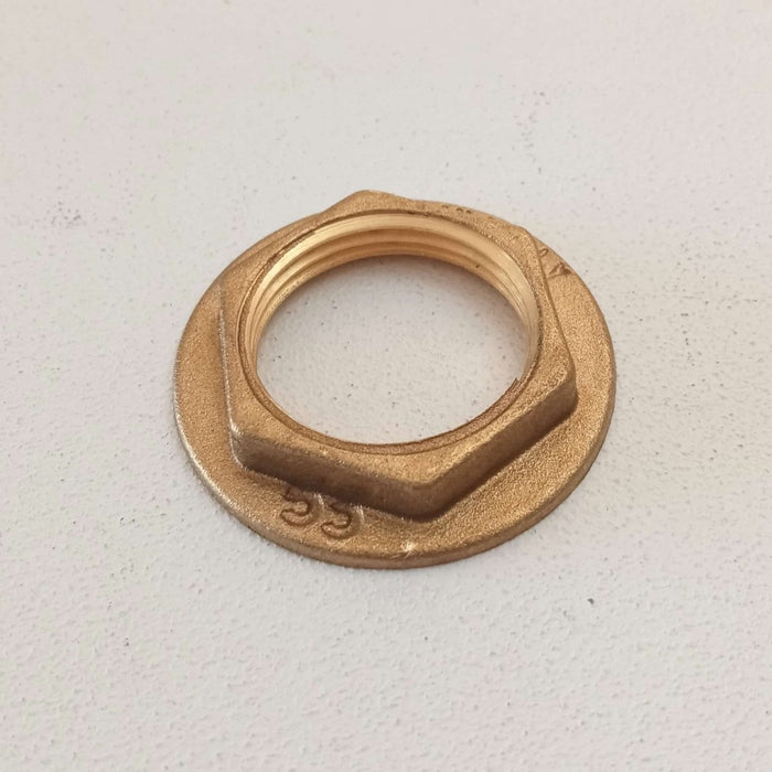 Controdado da 1 flangiato dado di ottone