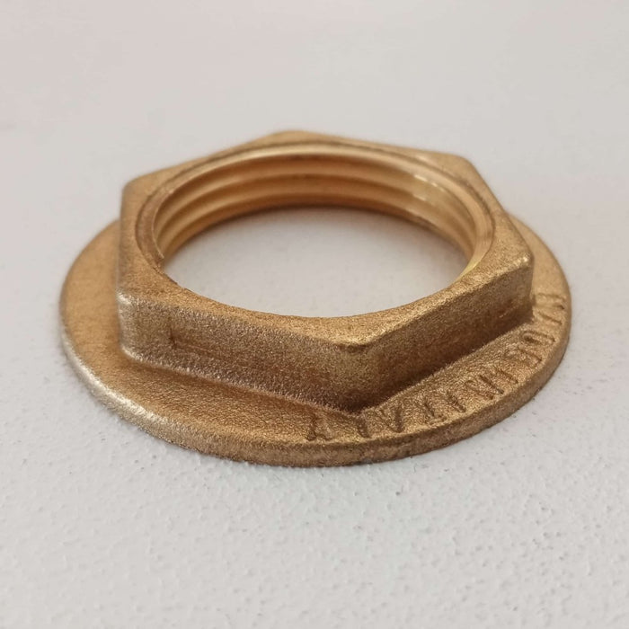 Controdado da 1 flangiato dado di ottone