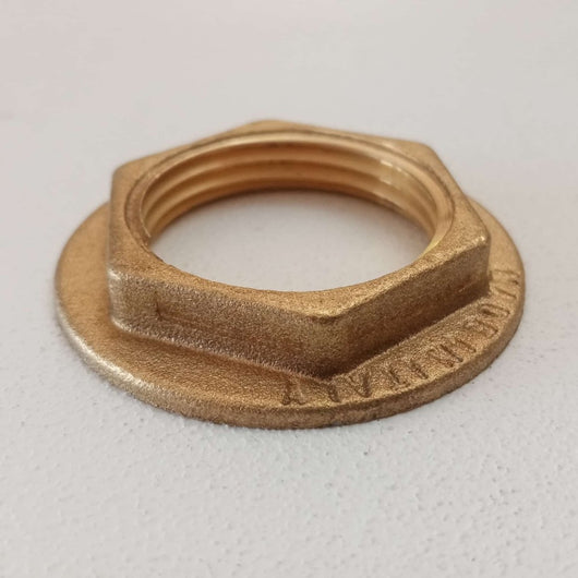 Controdado da 1+1/2 flangiato dado di ottone