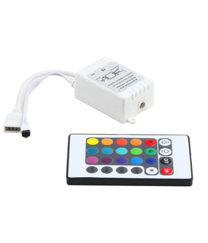 Controller Dimmer Con Telecomando Per Strisce Strip Led Rgb 5050 24 Tasti         