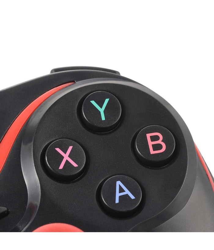 Controller Gamepad Wireless Bluetooth Con Supporto Per Cellulare Smartphone         