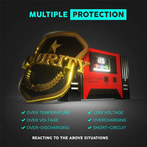 Controller Regolatore 40A Di Carica Batteria del pannello solare 12V/24V PWM - ZENCOCCO