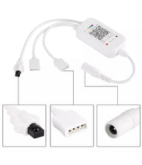 Controller Wi-fi Wireless Con Telecomando Per Striscia Led Rgb 12v 6a Q-dl50         