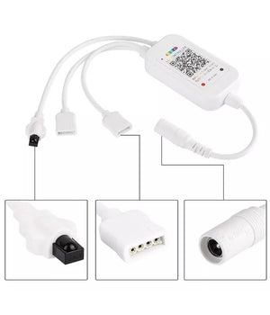 Controller Wi-fi Wireless Con Telecomando Per Striscia Led Rgb 12v 6a Q-dl50         