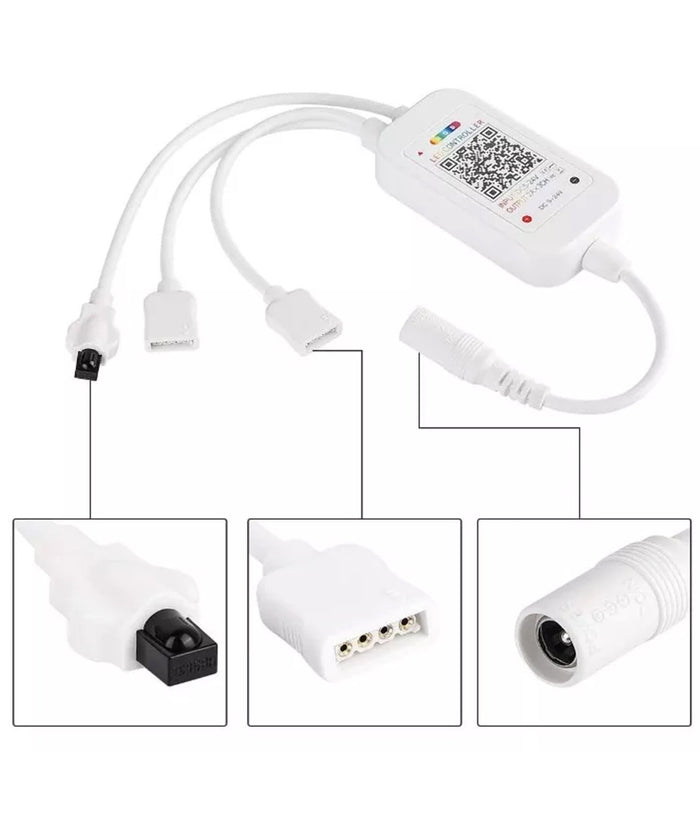 Controller Wi-fi Wireless Con Telecomando Per Striscia Led Rgb 12v 6a Q-dl50         