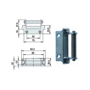 Contropiastra Elettroserrature 07021-10-0 Cisa