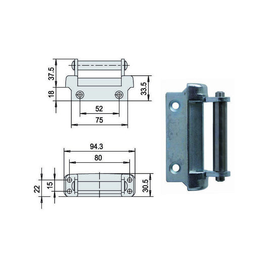 Contropiastra Elettroserrature 07021-10-0 Cisa