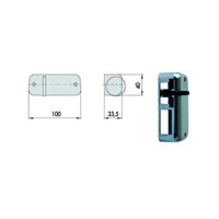 Contropiastra Elettroserrature Sx 07020-00-2 Cisa