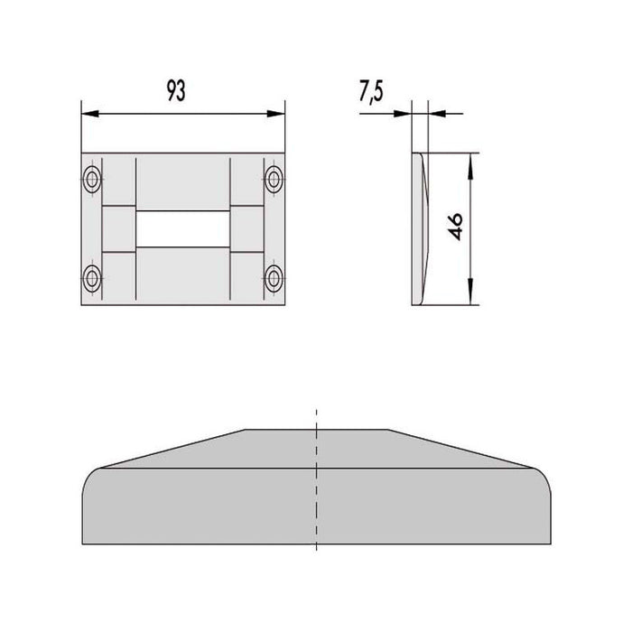 Contropiastra Serrature 06062-00-0 Cisa