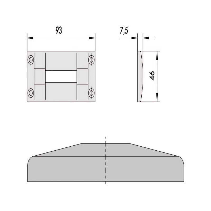 Contropiastra Serrature 06062-00-0 Cisa
