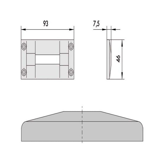 Contropiastra Serrature 06062-00-0 Cisa