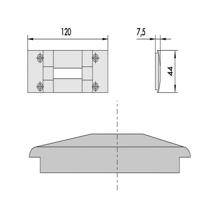 Contropiastra Serrature 06072-00-0 Cisa