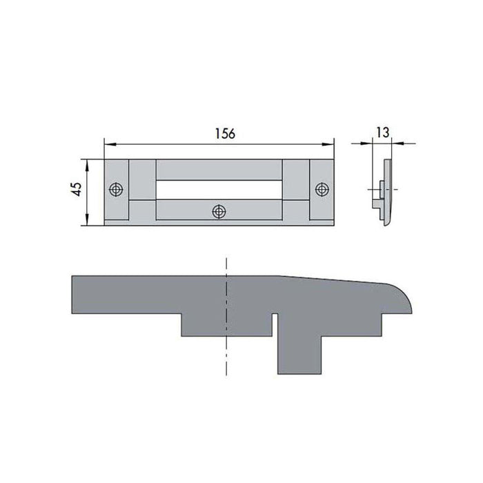 Contropiastra Serrature 06141-37-0 Cisa