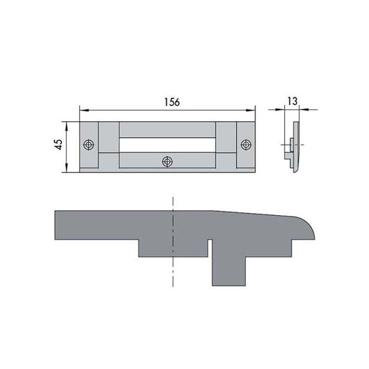 Contropiastra Serrature 06141-37-0 Cisa