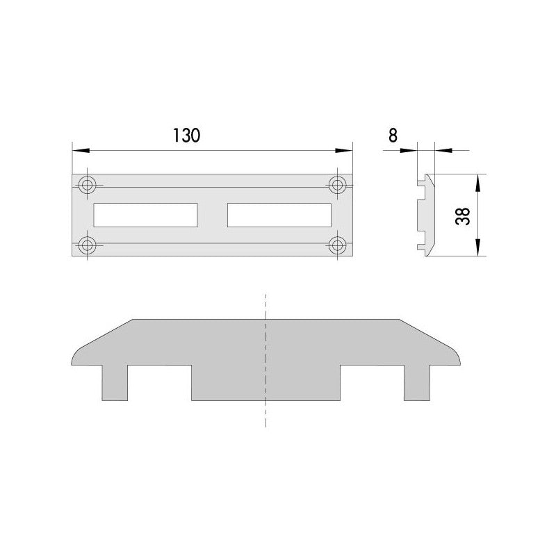 Contropiastra Serrature 06277-10-0 Cisa