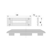 Contropiastra Serrature 06277-14-0 Cisa