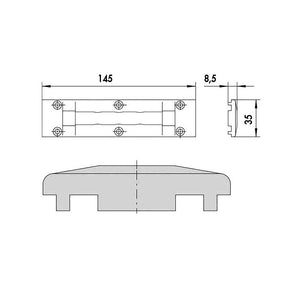 Contropiastra Serrature 06277-41-0 Cisa