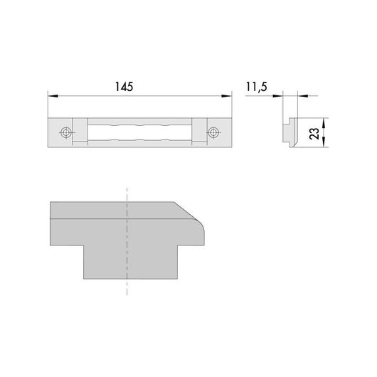 Contropiastra Serrature 06277-77-0 Cisa
