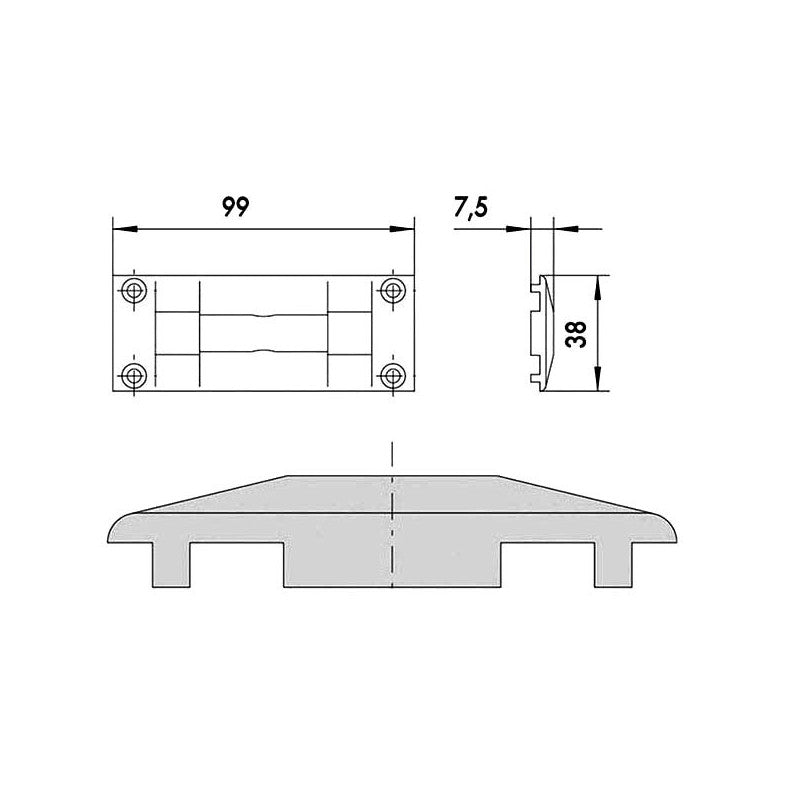 Contropiastra Serrature 06287-02-0 Cisa